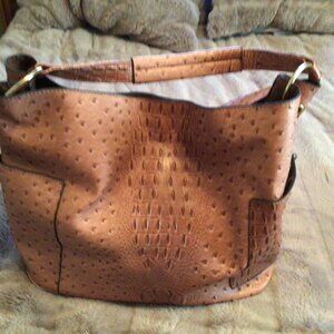 Women Crocodile Pattern Top Handle Satchel Bag